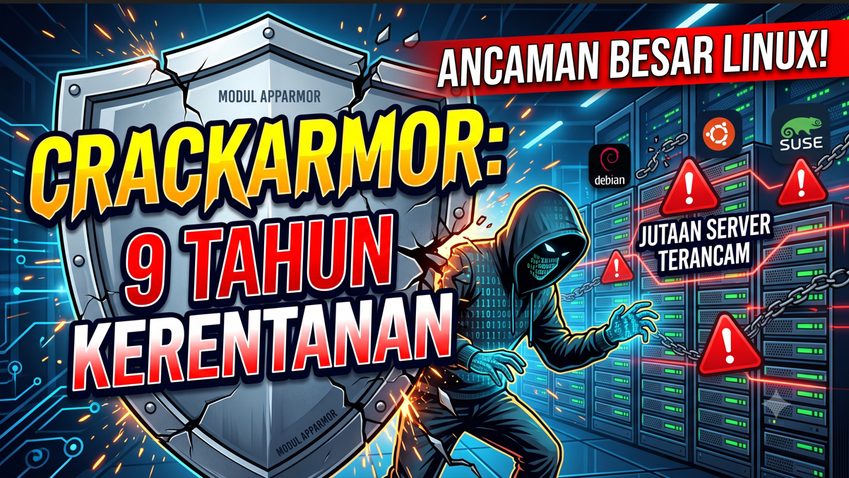CrackArmor: Kerentanan 9 Tahun Modul AppArmor Mengancam Jutaan Server Linux